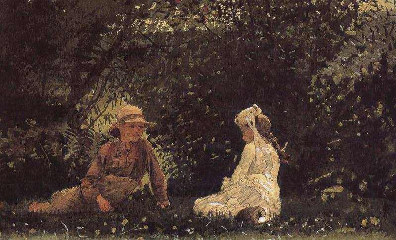 Winslow Homer Hawk Farm scenery oil painting image